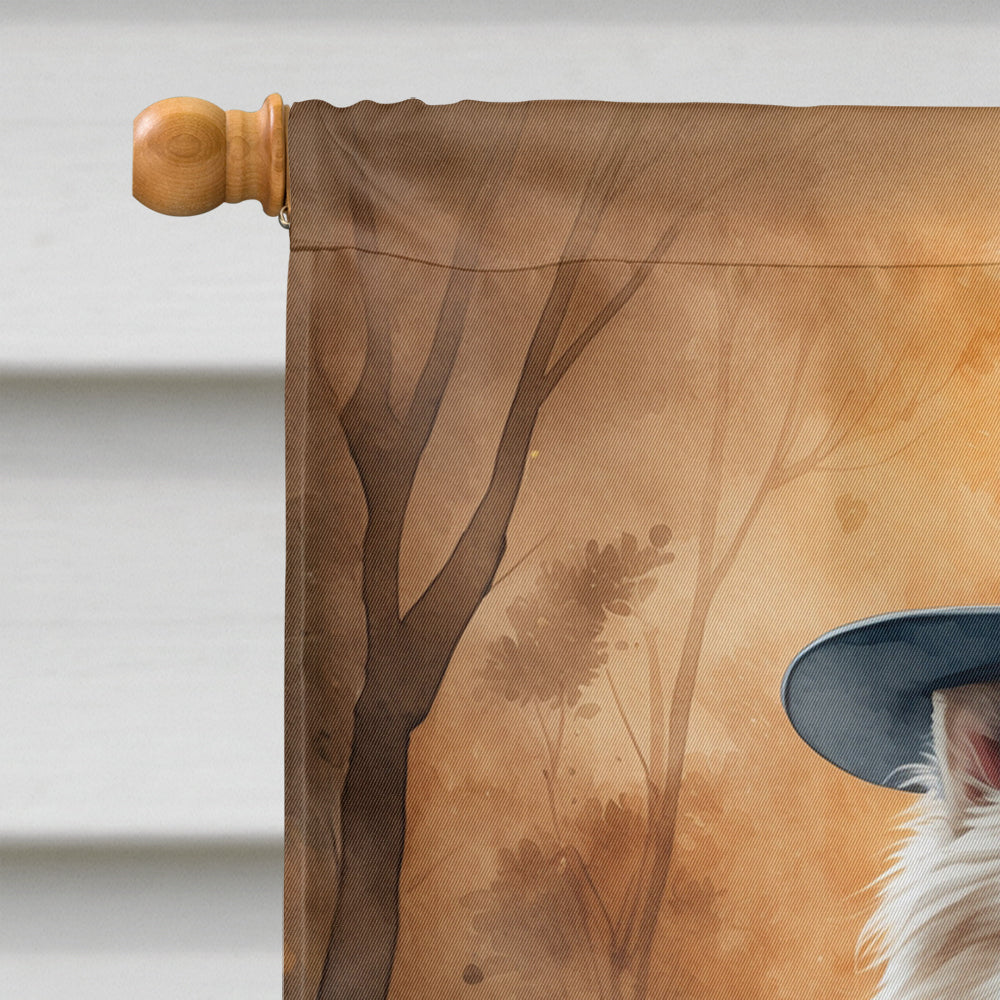 American Eskimo Thanksgiving House Flag