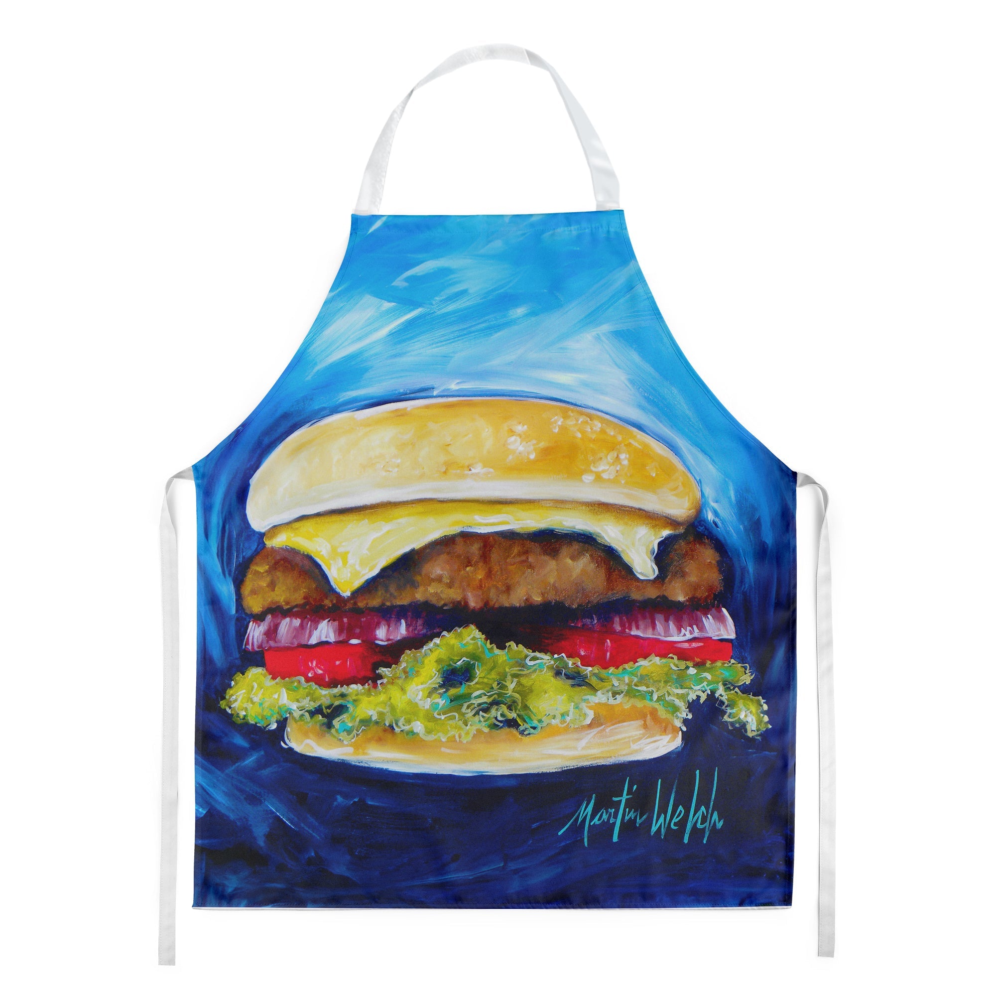 I Want Mine Dressed Hamburger Apron