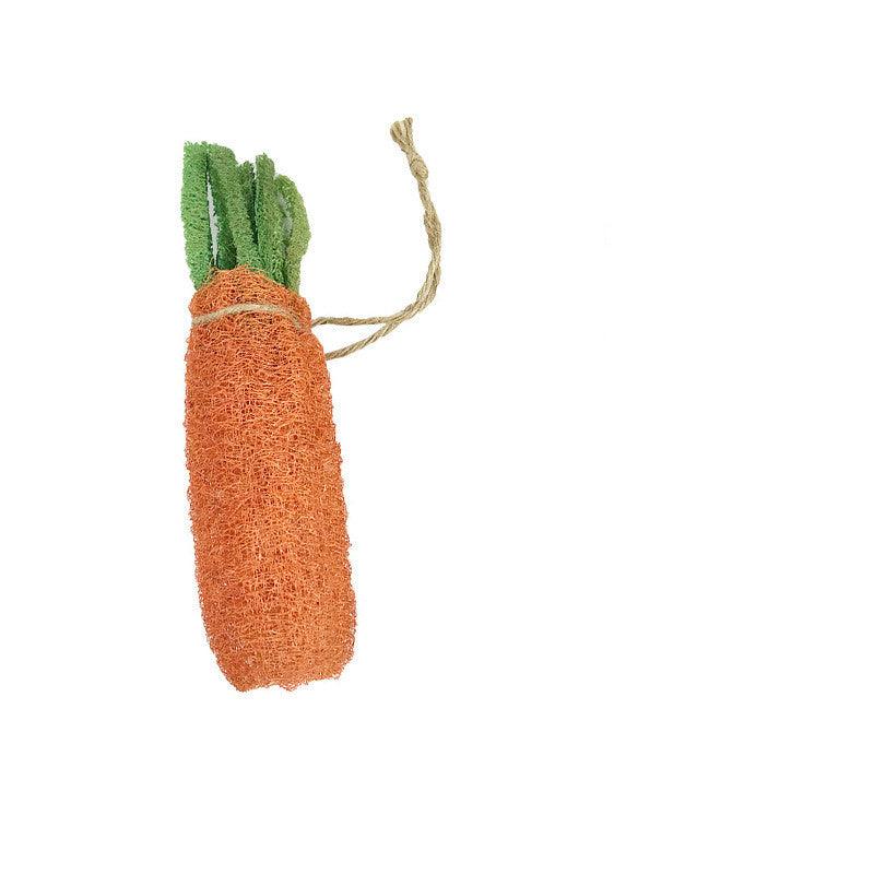 Natural Woven Carrot Hamster Toy - Fun And Eco-Friendly Molar Supplies